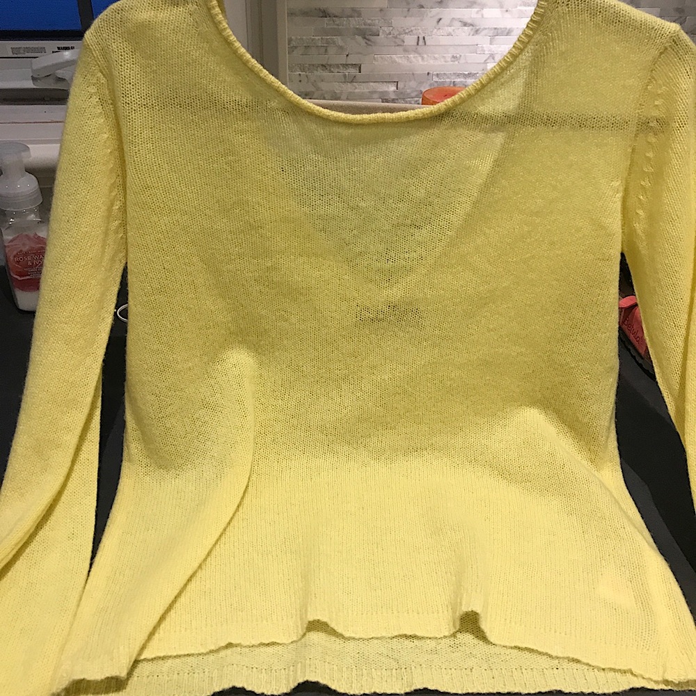 Cashmere sweater.  Brodie. Light and summery. NWOT